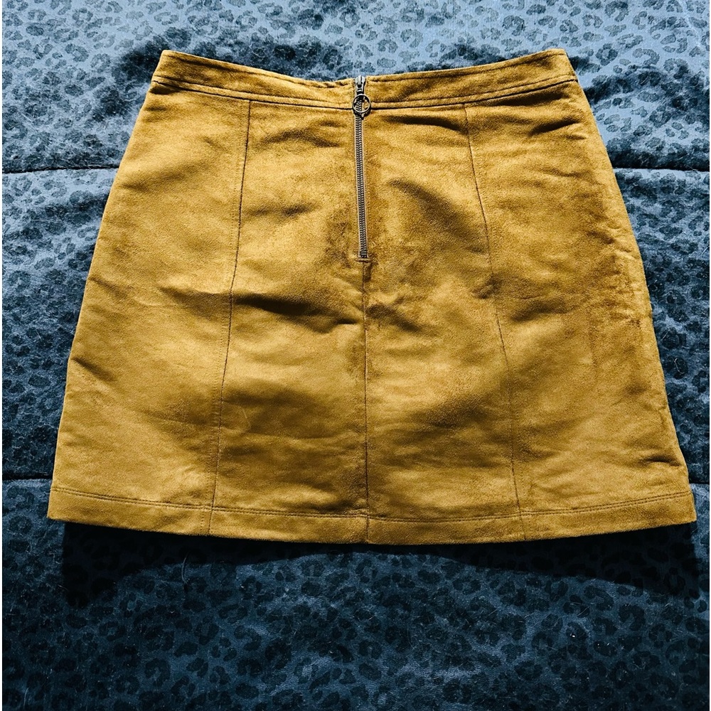 Faux suede Old Navy high waisted midi skirt